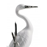 Lladro - Courting Cranes (Silver Luster)